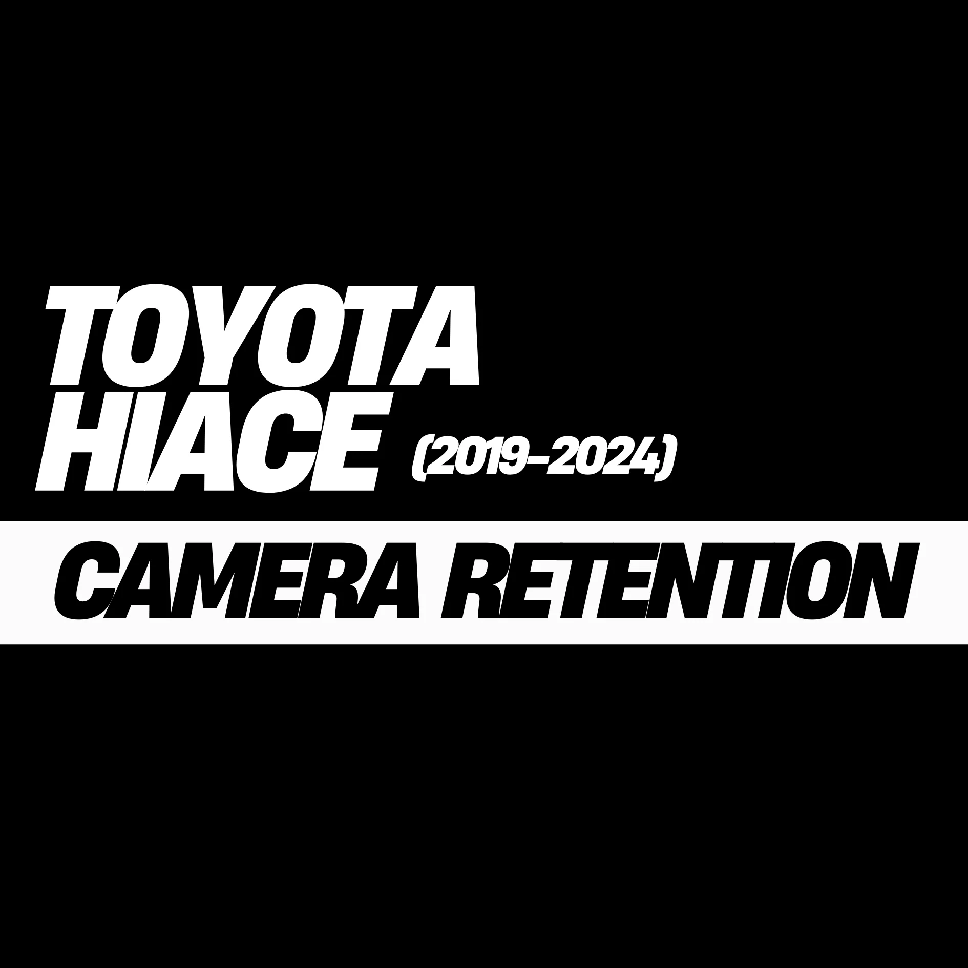 Toyota Hiace (2019-2024) Factory Camera Retention Cable
