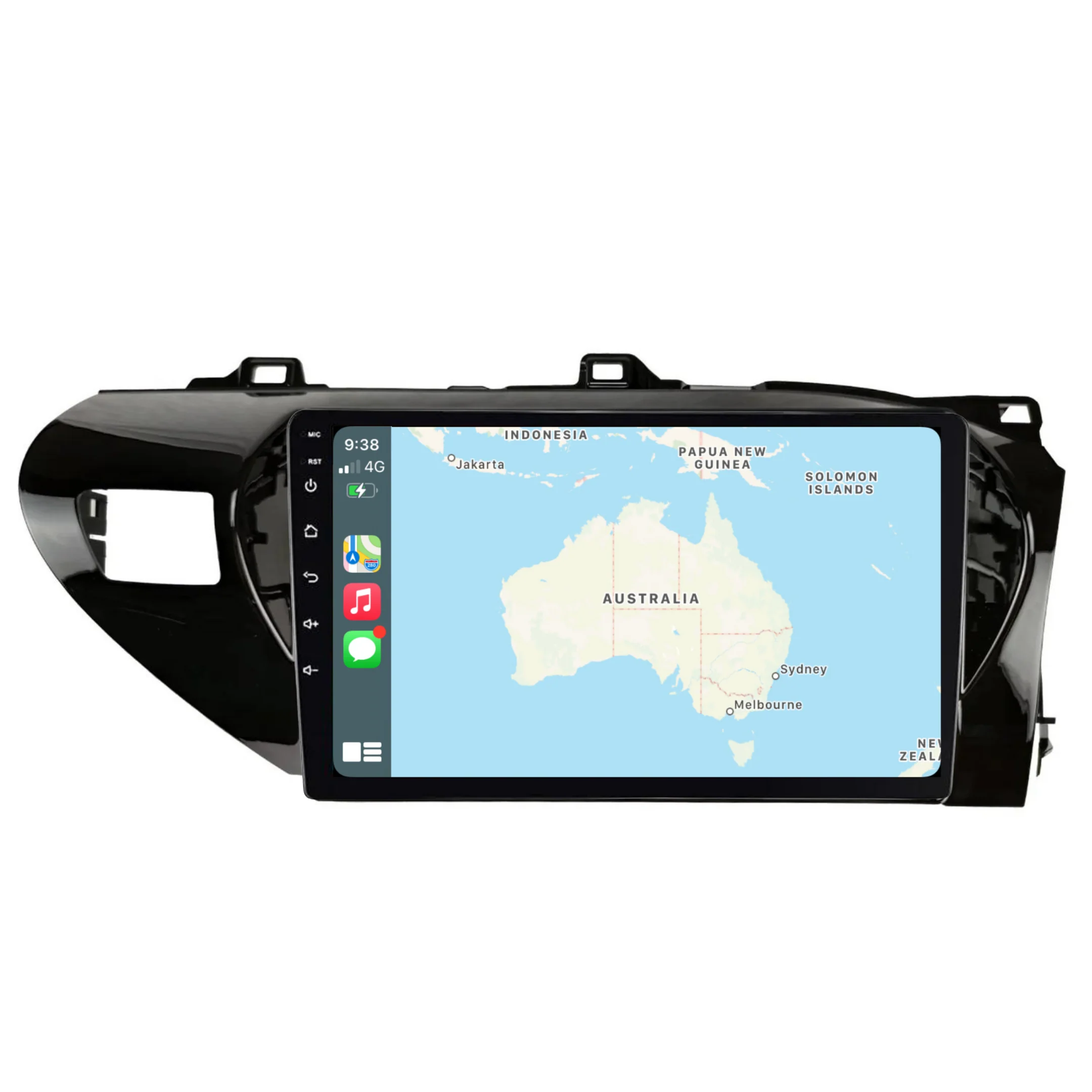 Toyota Hilux N80 / SR5 / GR SPORT (2023/2024) Plug & Play Head Unit Upgrade Kit: Car Radio with Wireless & Wired Apple CarPlay & Android Auto - Image 3
