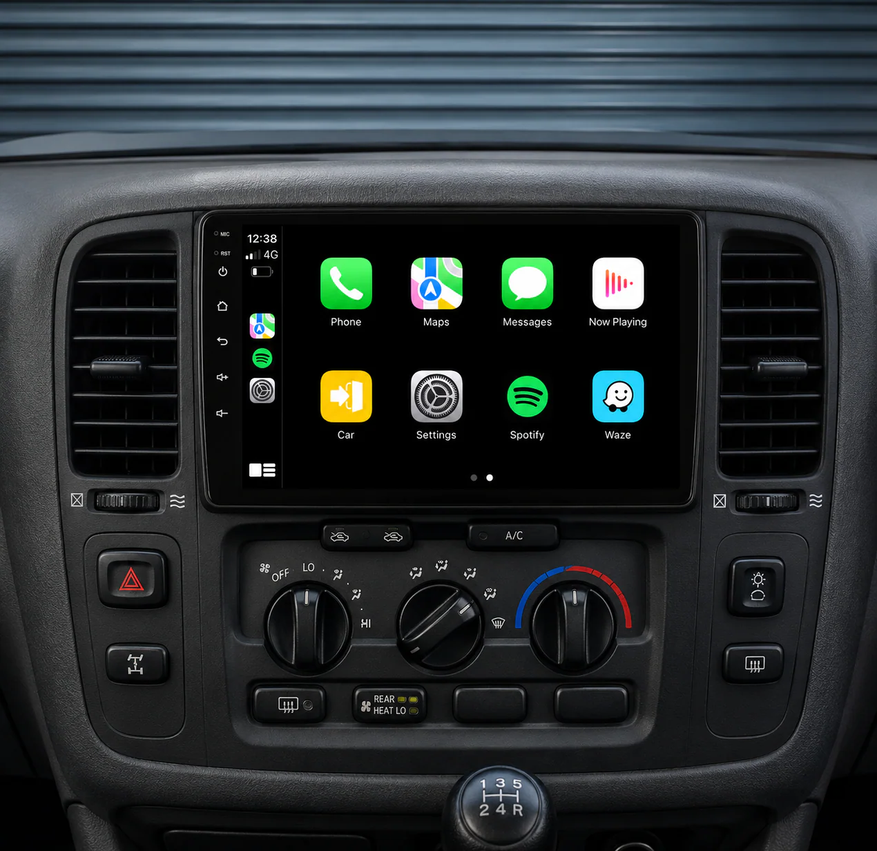 Toyota Landcruiser 100/105 Series (1998-2003) Plug & Play Head Unit Upgrade Kit: Car Radio with Wireless & Wired Apple CarPlay & Android Auto