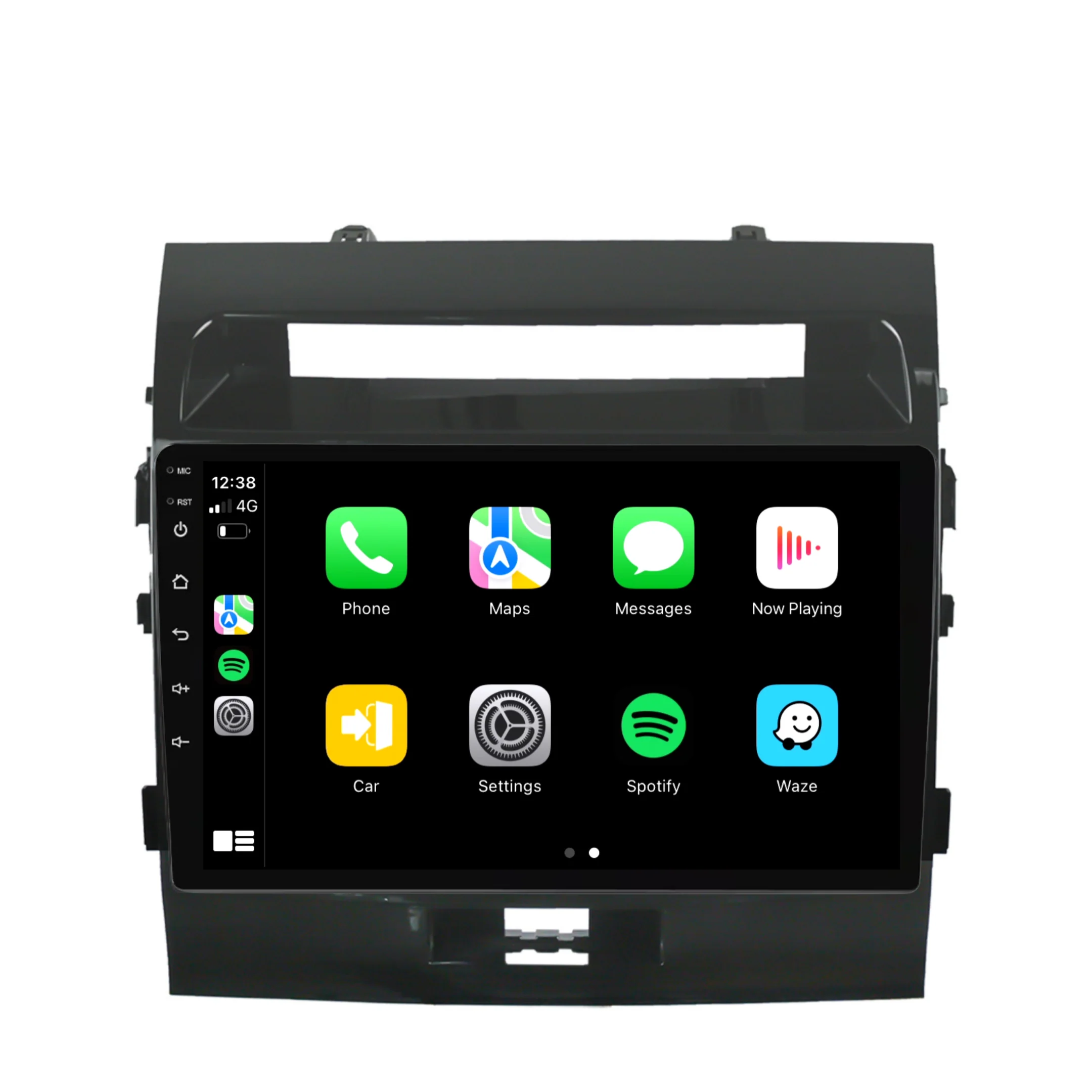 Toyota Landcruiser 200 Series VX GXL GX (2008-2015) Plug & Play Head Unit Upgrade Kit: Car Radio with Wireless & Wired Apple CarPlay & Android Auto - Image 2