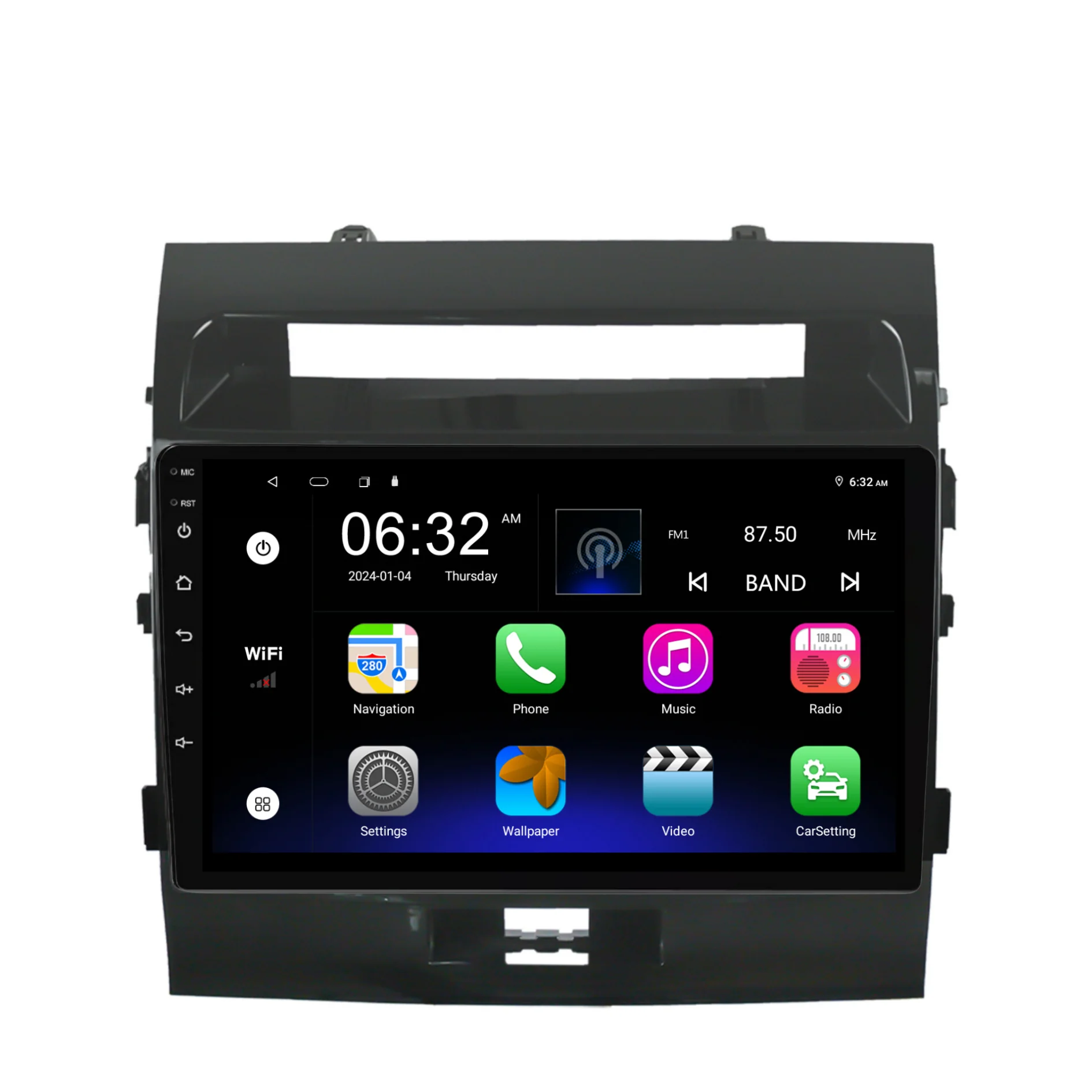 Toyota Landcruiser 200 Series VX GXL GX (2008-2015) Plug & Play Head Unit Upgrade Kit: Car Radio with Wireless & Wired Apple CarPlay & Android Auto - Image 7