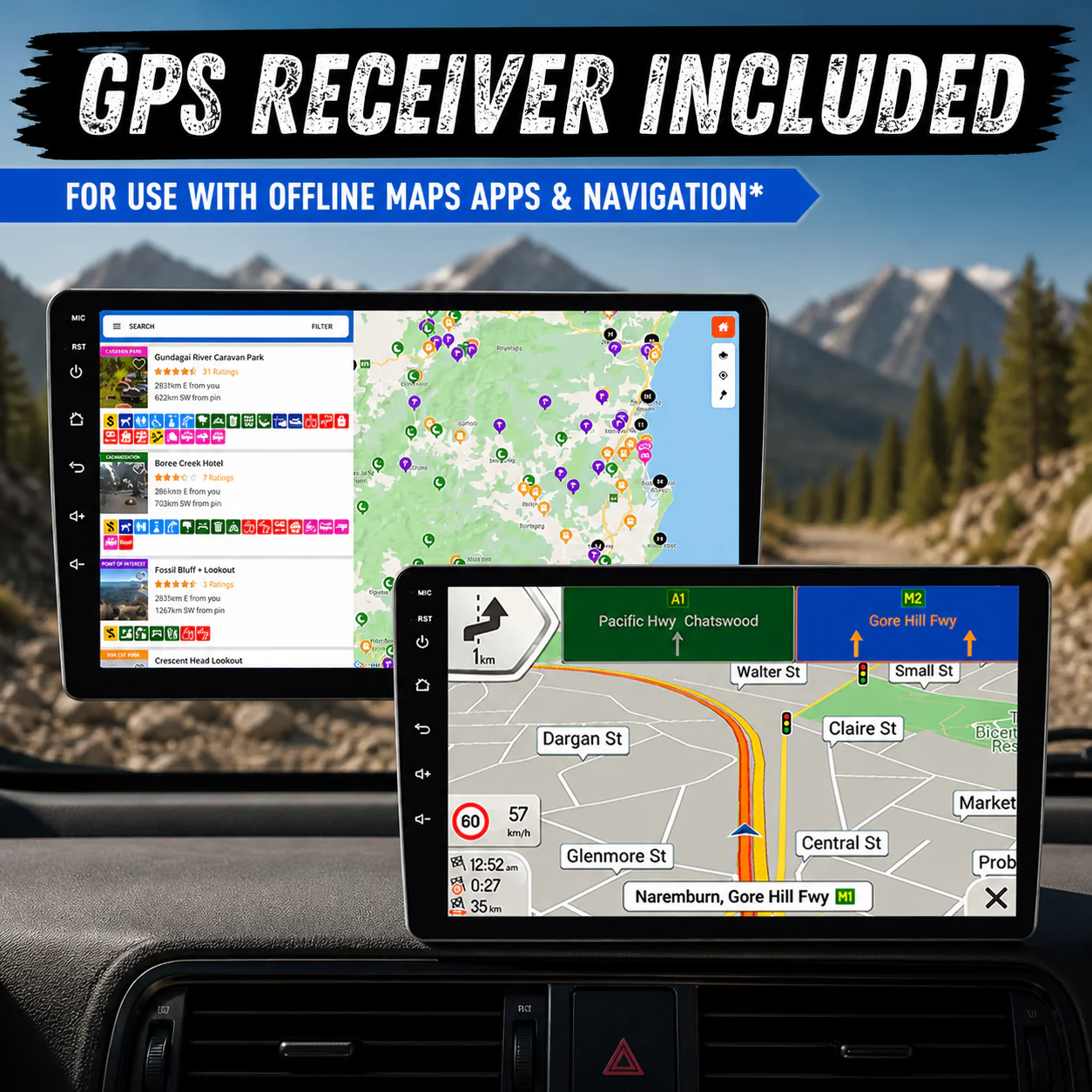 Nissan GU Patrol Gray (2004-2016) Plug & Play Head Unit Upgrade Kit: Car Radio with Wireless & Wired Apple CarPlay & Android Auto - Image 11