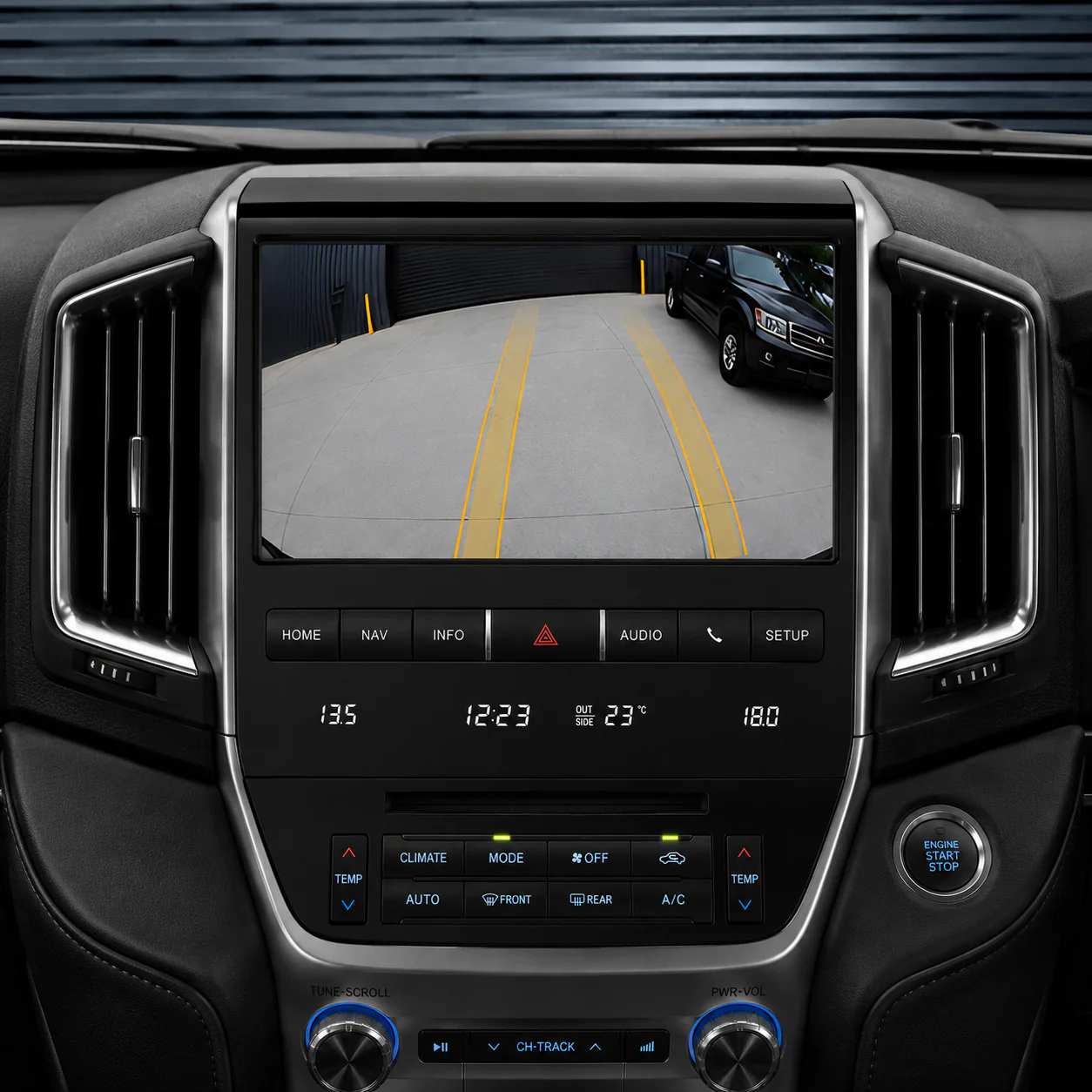 Toyota Landcruiser 200 Series VX & Sahara (2016-2021) Plug & Play Head Unit Upgrade Kit: Car Radio with Wireless & Wired Apple CarPlay & Android Auto - Image 7