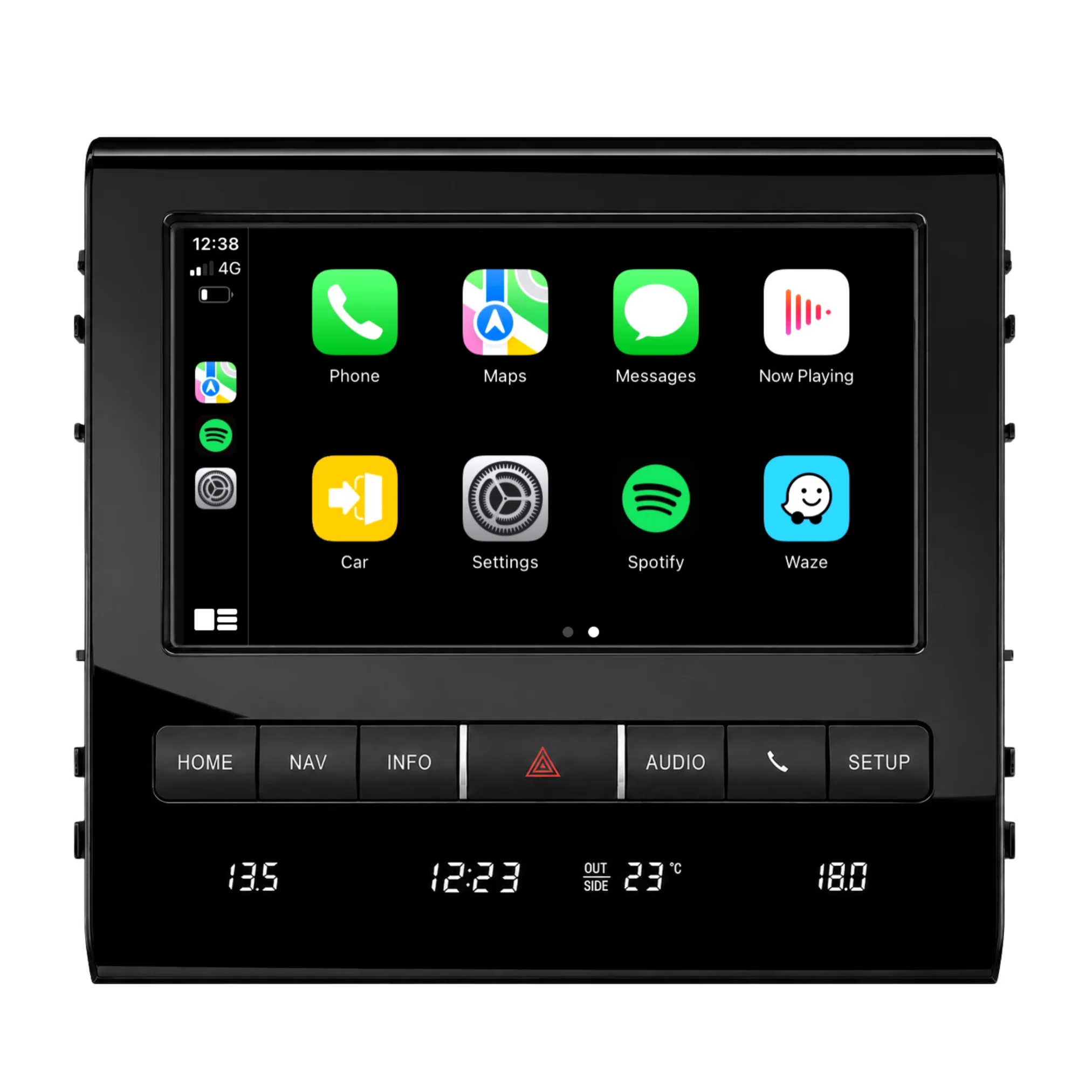 Toyota Landcruiser 200 Series VX & Sahara (2016-2021) Plug & Play Head Unit Upgrade Kit: Car Radio with Wireless & Wired Apple CarPlay & Android Auto - Image 9