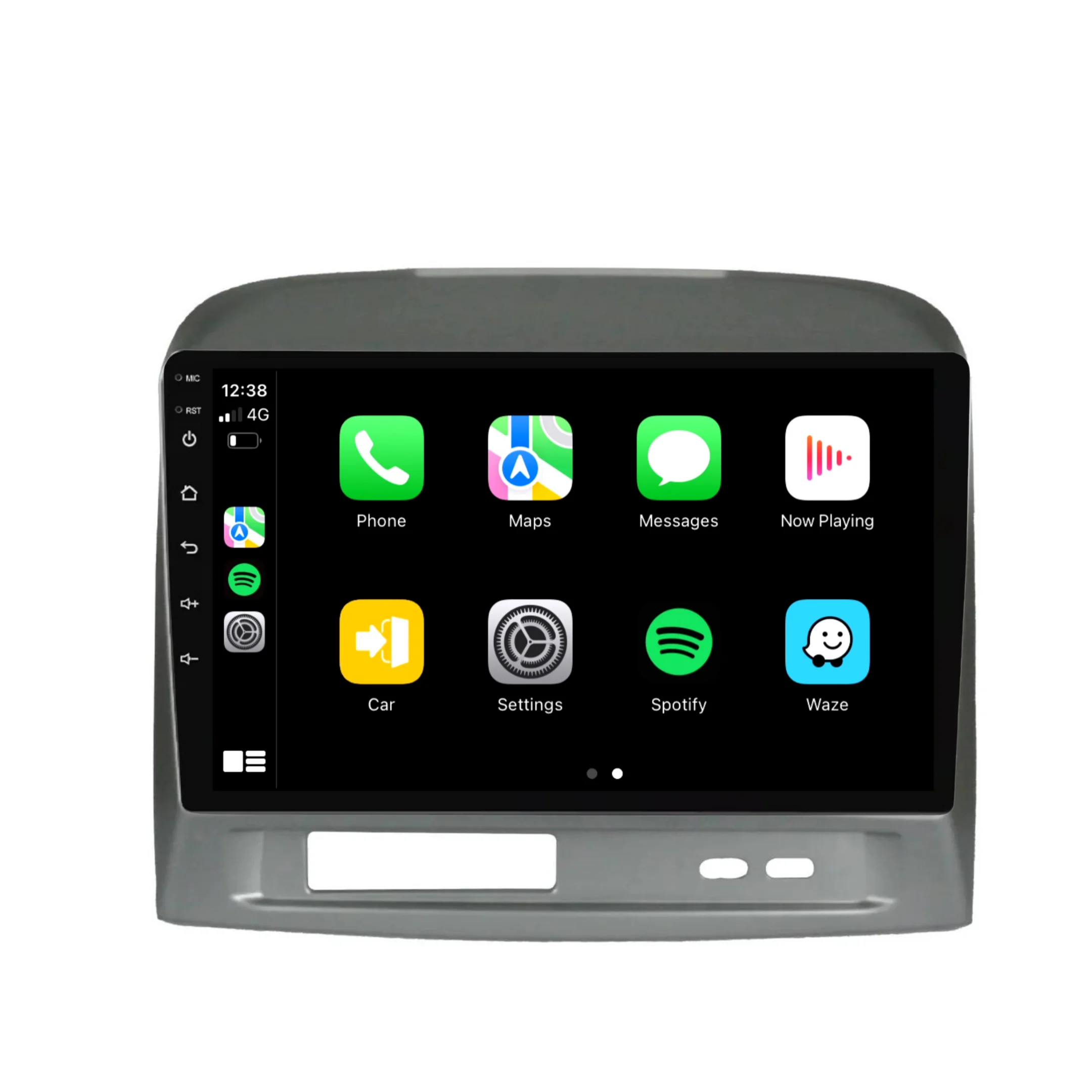 Toyota Yaris (2004-2008) Plug & Play Head Unit Upgrade Kit: Car Radio with Wireless & Wired Apple CarPlay & Android Auto