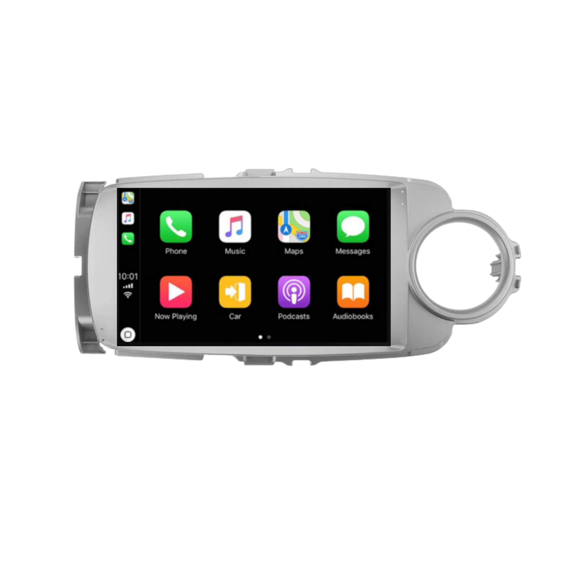 Toyota Yaris (2012-2017) Plug & Play Head Unit Upgrade Kit: Car Radio with Wireless & Wired Apple CarPlay & Android Auto