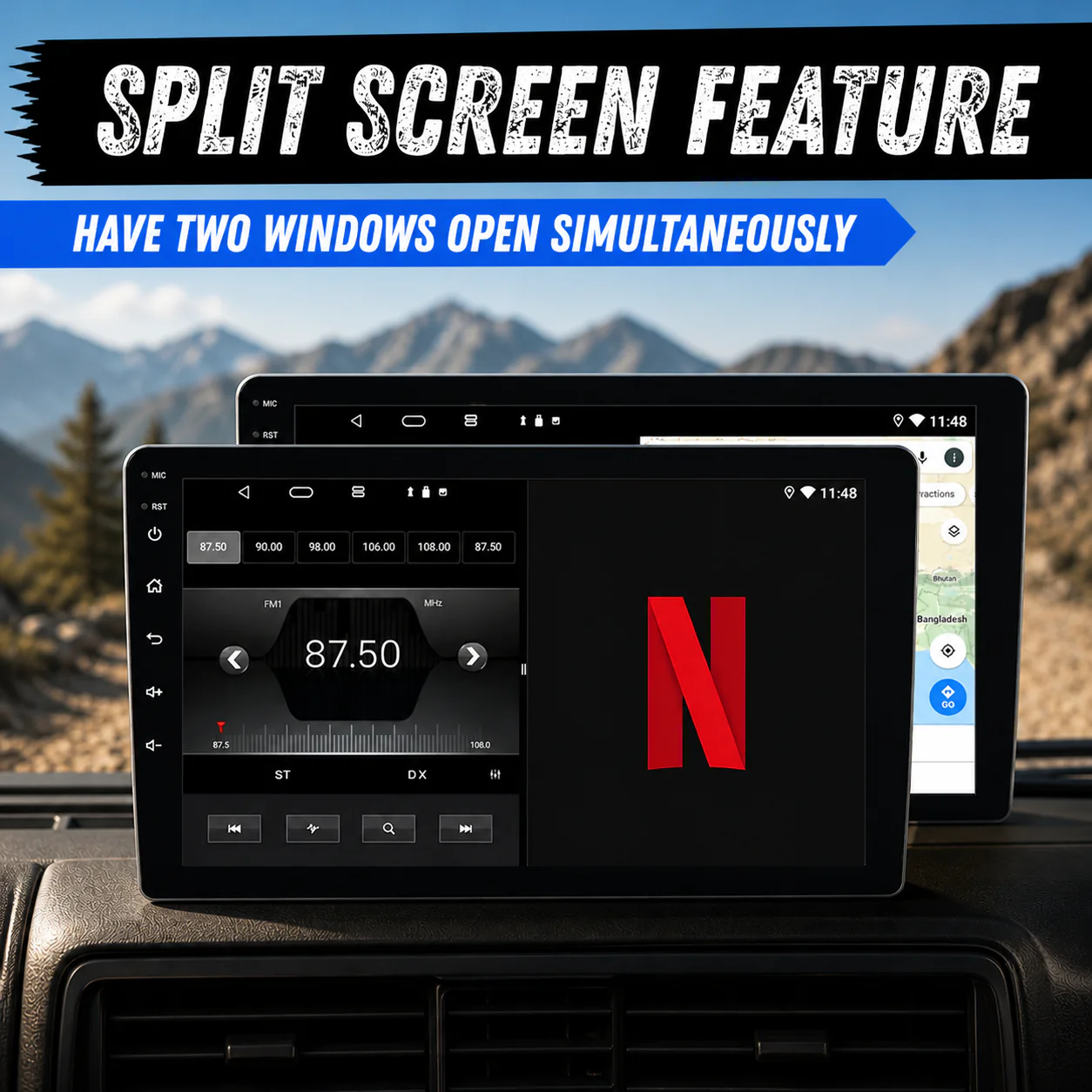 Nissan Qashqai / X-TRAIL (2014-2021) Plug & Play Head Unit Upgrade Kit: Car Radio with Wireless & Wired Apple CarPlay & Android Auto - Image 11