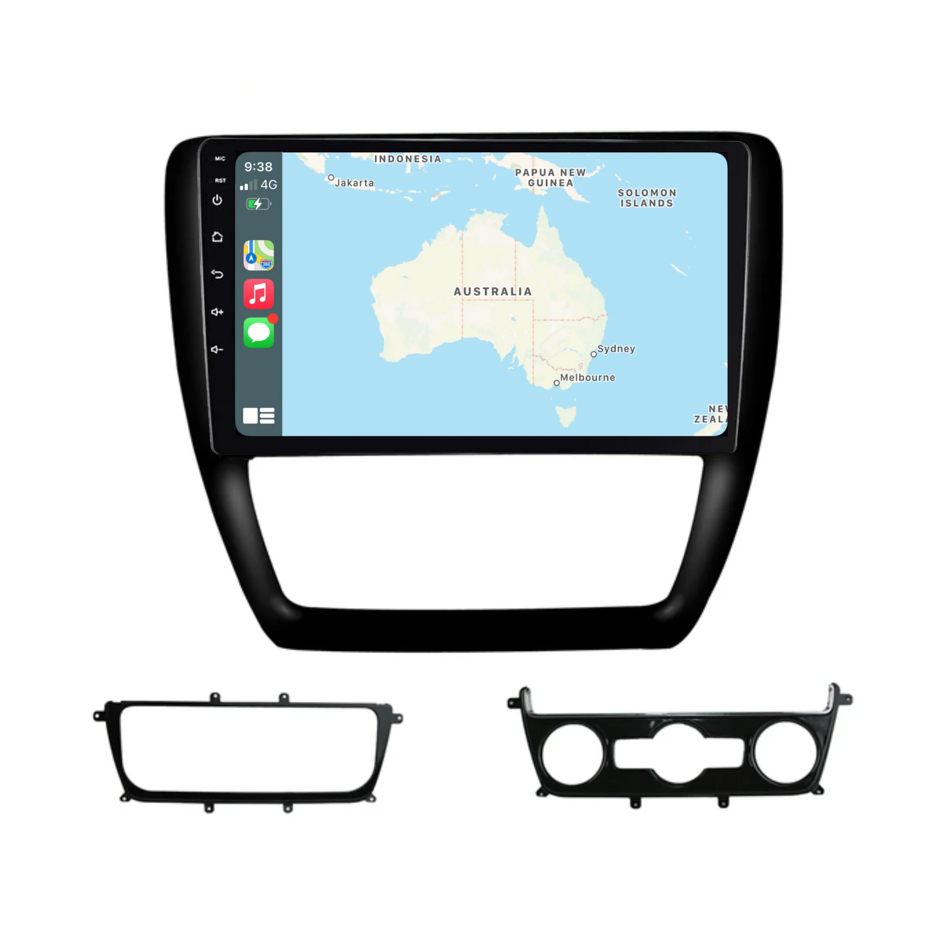 Volkswagen Jetta / Sagitar (2012-2018) Plug & Play Head Unit Upgrade Kit: Car Radio with Wireless & Wired Apple CarPlay & Android Auto - Image 2